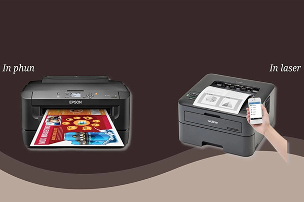 Suy nghĩ về cuộc chiến giữa máy in phun và máy in laser!