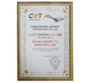 Chứng nhận CET