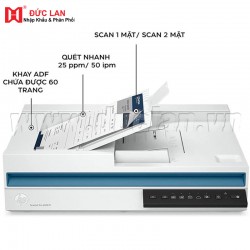 Máy quét HP ScanJet Pro 2600 f1 (20G05A) (Chính Hãng)